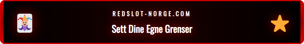 Bruker justerer sin personlige innskuddsgrense hos Redslot.