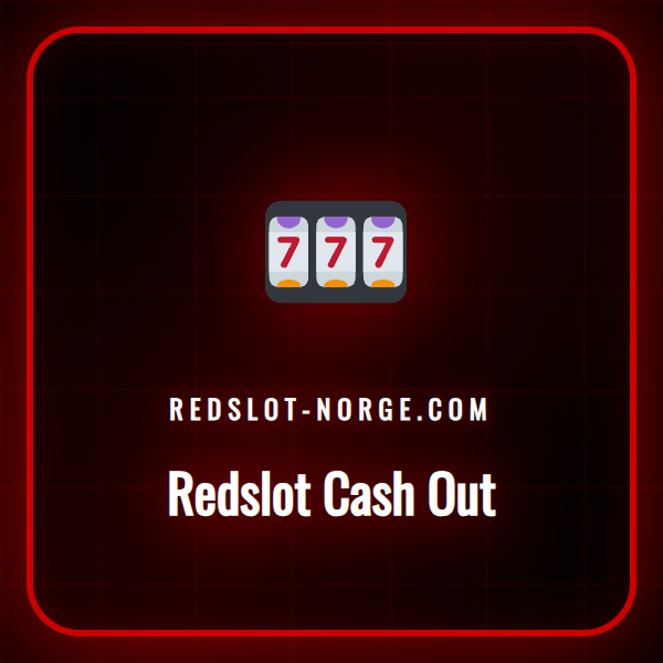 En spiller som bruker Redslot Cash Out funksjonen på en mobil.