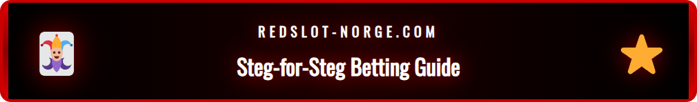 En guide som viser hvordan man plasserer et spill på Redslot CL.