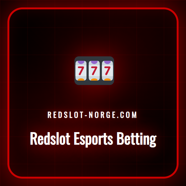 En spiller som analyserer Redslot Esports Betting odds på en skjerm.