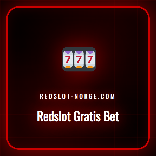 En spiller som jubler etter å ha brukt sitt Redslot Gratis Bet.