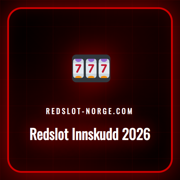 En spiller foretar et vellykket Redslot Innskudd 2026 via mobil.