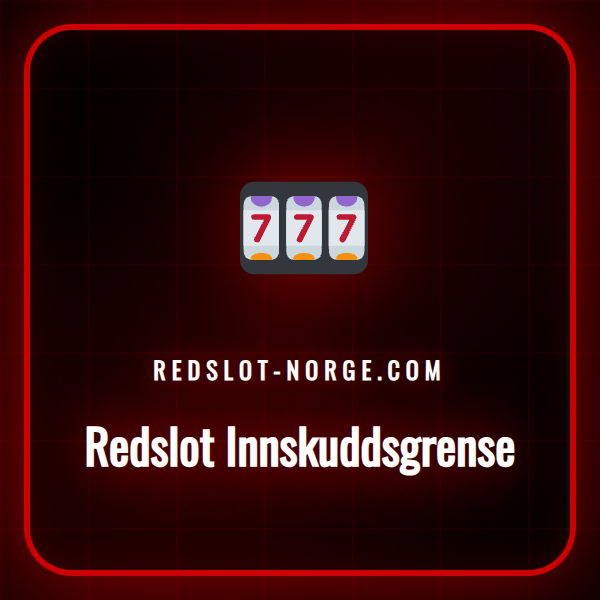 En person som justerer innstillinger for Redslot Innskuddsgrense.