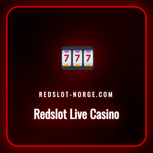 En profesjonell live dealer som smiler ved et Blackjack-bord på Redslot Live Casino.