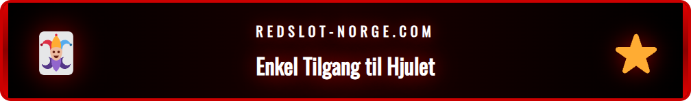 Skjermbilde som viser hvordan man starter et Redslot hjulspinn.