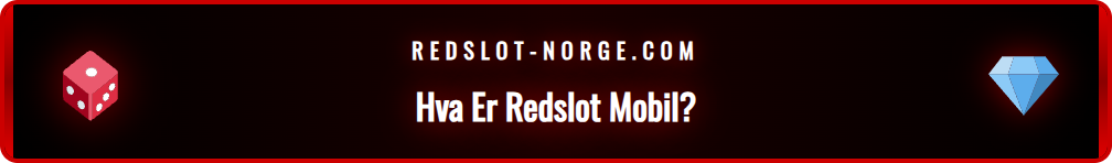 Illustrasjon av Redslot-logoen på en mobilskjerm og diverse spillikoner.