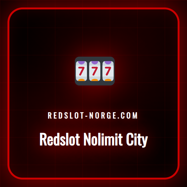 En spiller som ser på den spennende Redslot Nolimit City-spillobbyen.