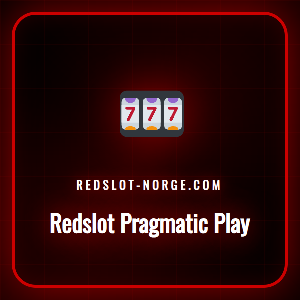 En spiller som nyter et Redslot Pragmatic Play spill på en bærbar datamaskin.